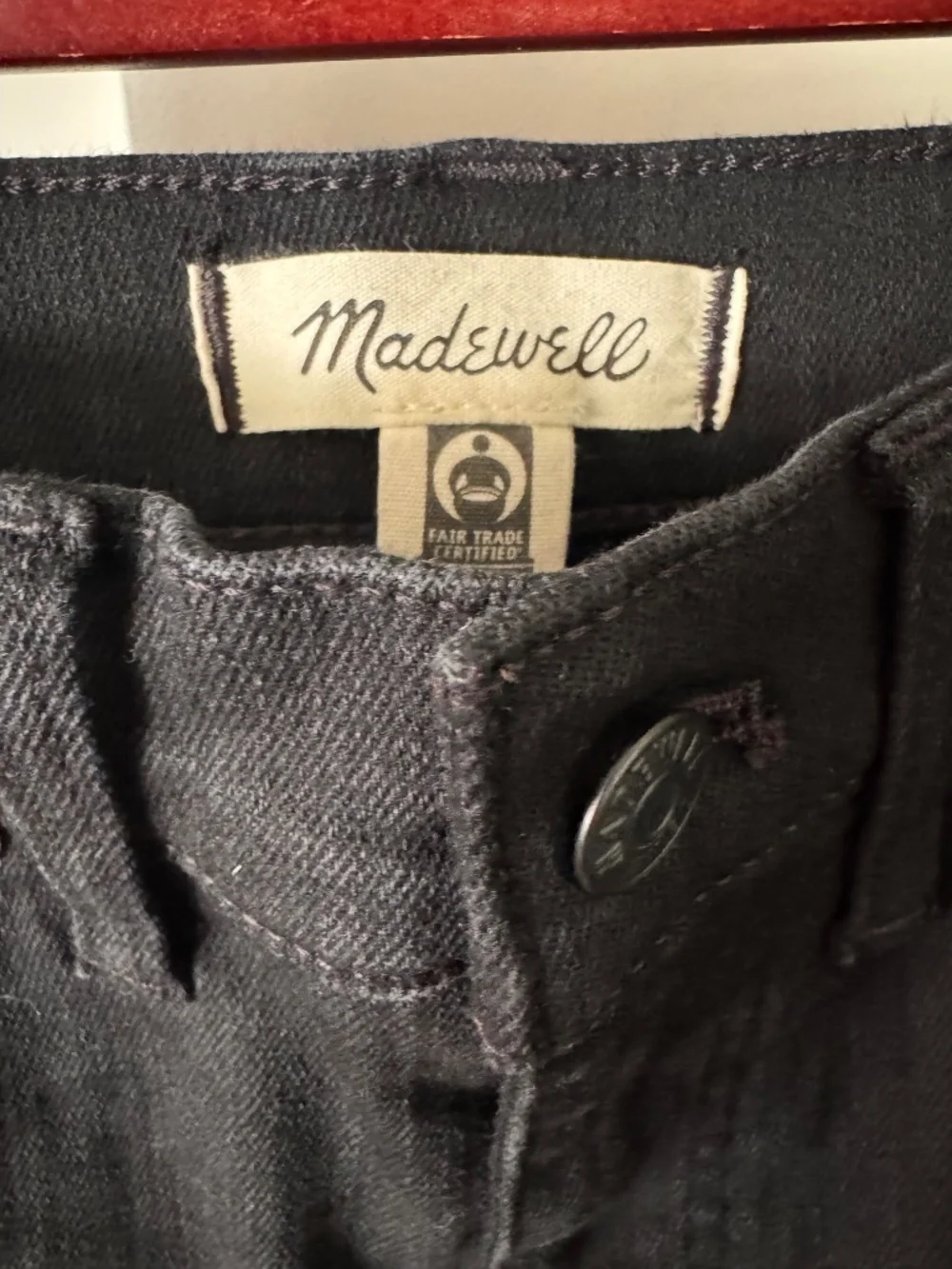 Madewell Stovepipe Jeans | Black | Size 27 | NWOT - Picture 2 of 8
